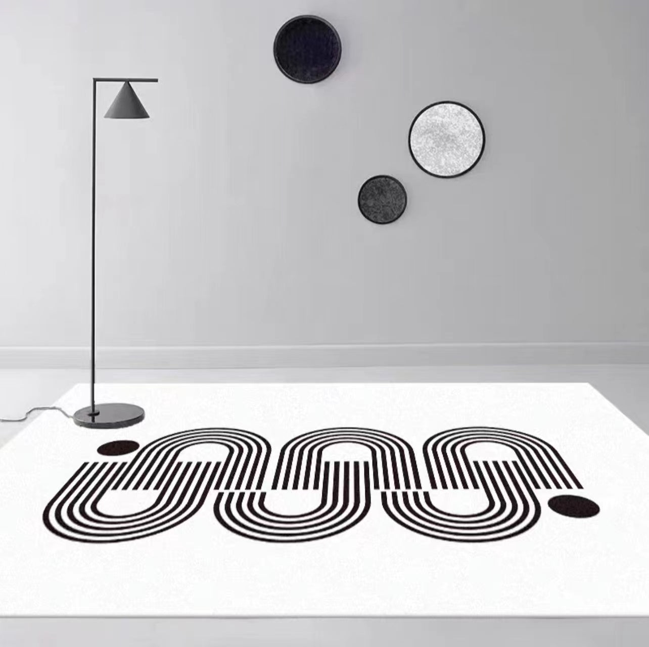 Tapis | Moderne en Polyester avec un Design Artistique