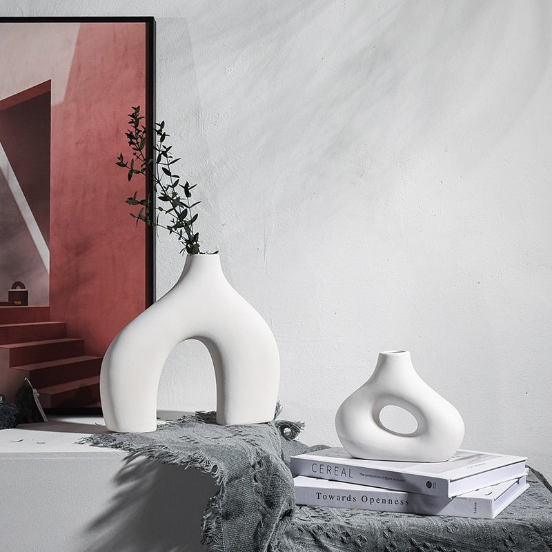 Vase en Céramique Moderne │ Élégance Simple pour Votre Décoration