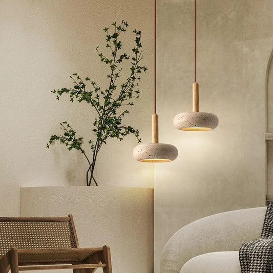 Lampe Suspendue Rétro Nordique à Trois Têtes │ Éclairage Vintage Élégant pour Chambre et Salle à Manger