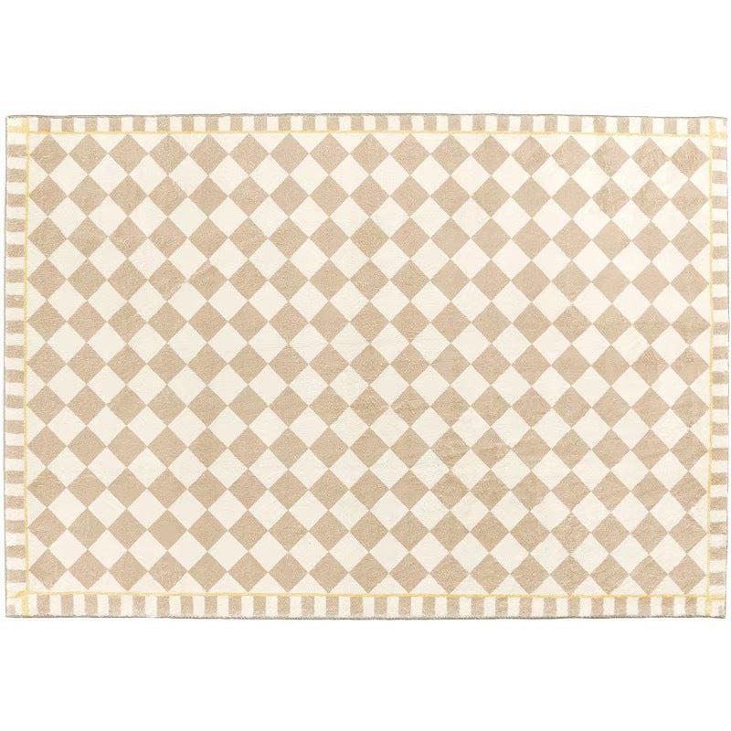 Tapis de Jeu d'Échecs pour Salon Médiéval Français │ Motif Carreaux