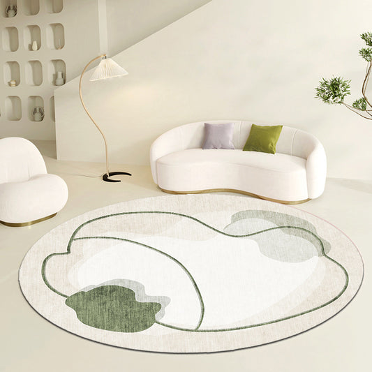 Tapis Rond en Velours Cristal │ Luxe et Modernité pour Votre Intérieur