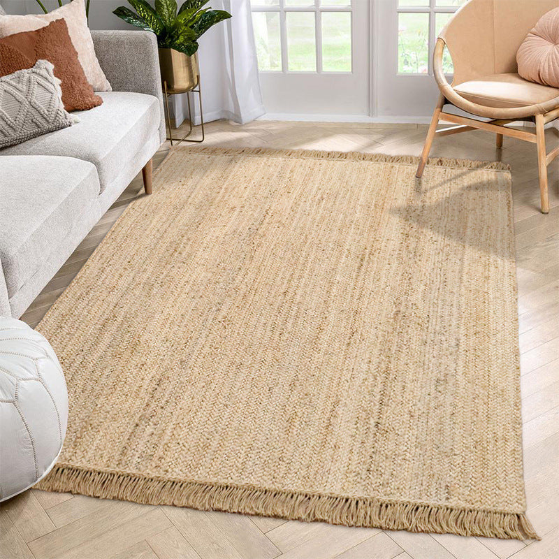 Tapis en Jute Tissé à la Main │ Élégance Naturelle pour Votre Intérieur