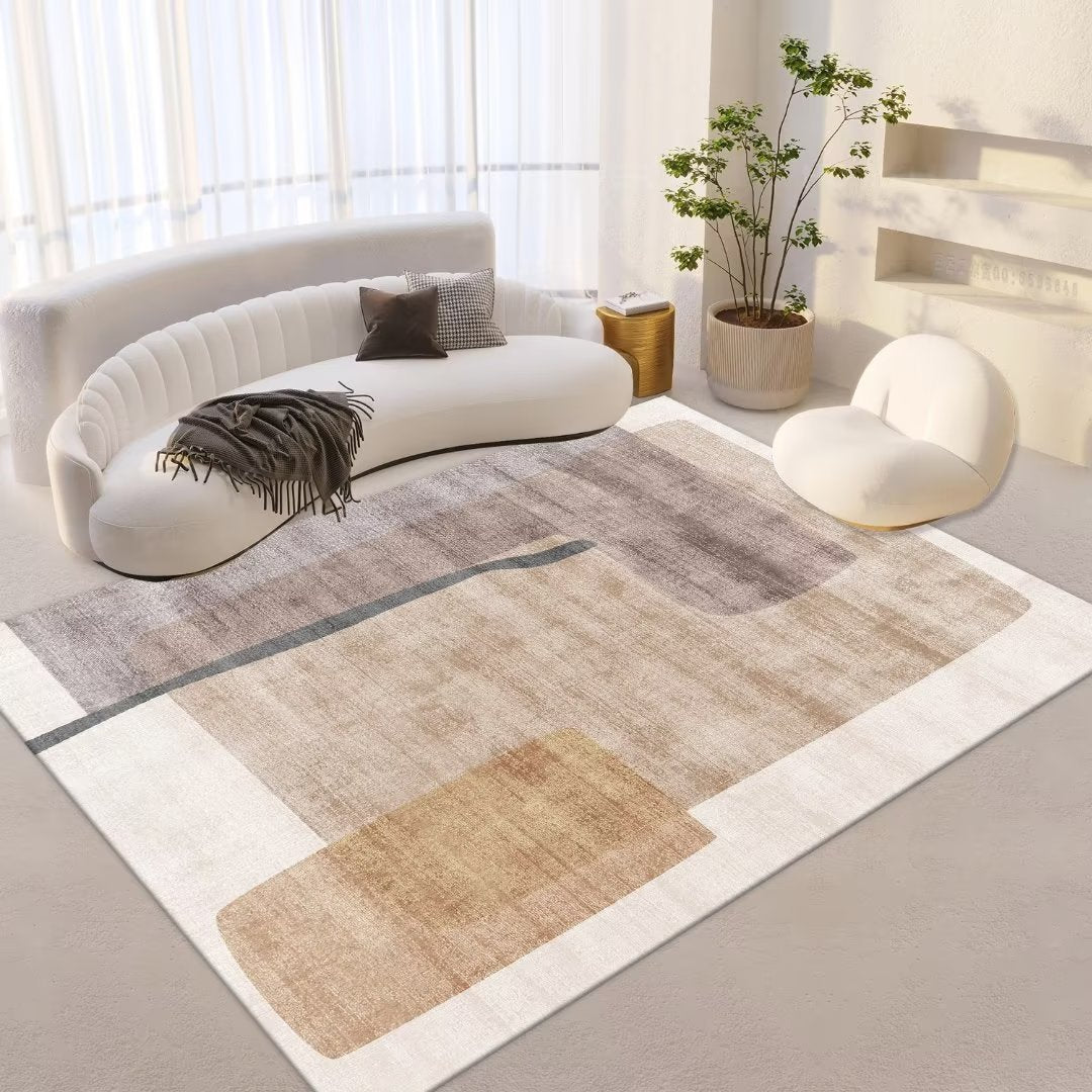 Tapis de Salon Antidérapant │ Style et Sécurité élégante pour un Intérieur Confortable