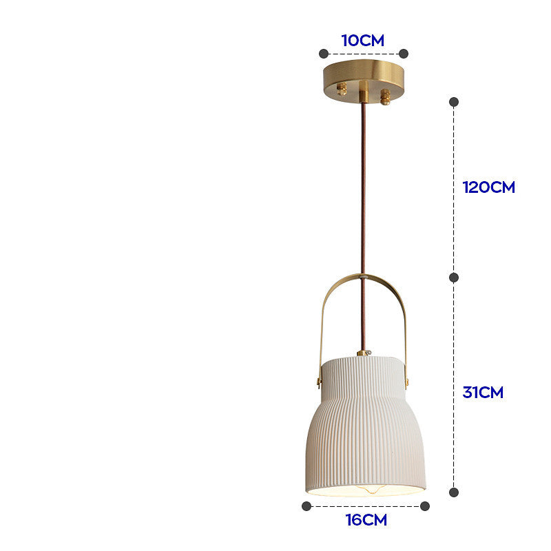 Lustre en Porcelaine et Laiton │ Élégance et Luminosité pour Votre Intérieur