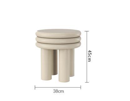 Tabouret Bas Laminé │ Design Moderne et Minimaliste │ Plastique Renforcé