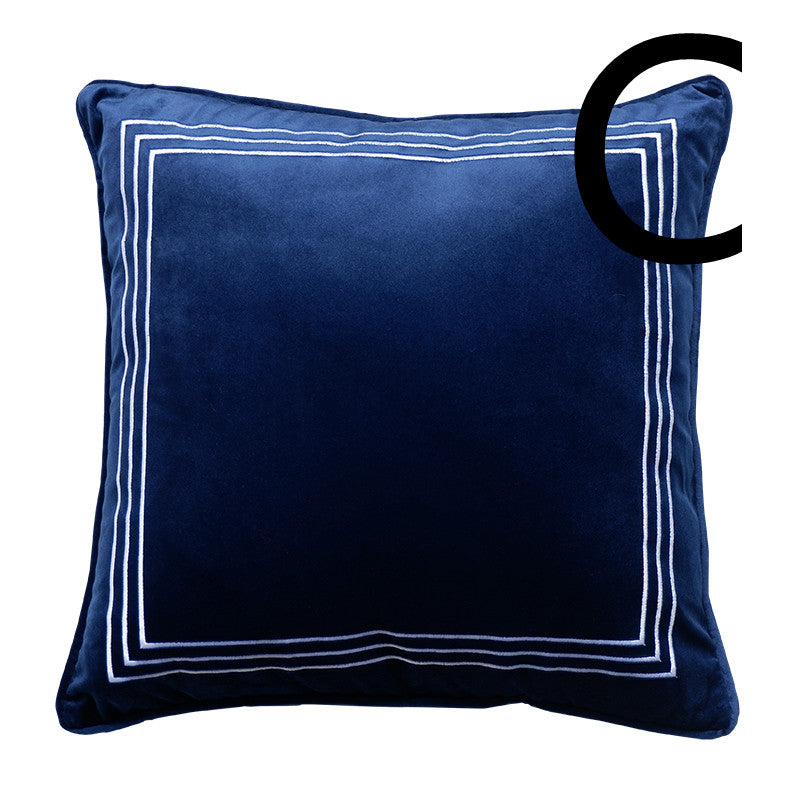 Coussin Oreiller Velours Moderne Minimaliste De Chevet | Confort et Élégance