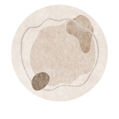 Tapis Rond en Velours Cristal │ Luxe et Modernité pour Votre Intérieur