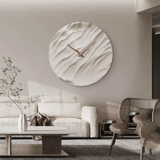 Horloge Murale Minimaliste de Décoration de Salon │ Élégance Moderne pour Votre Espace