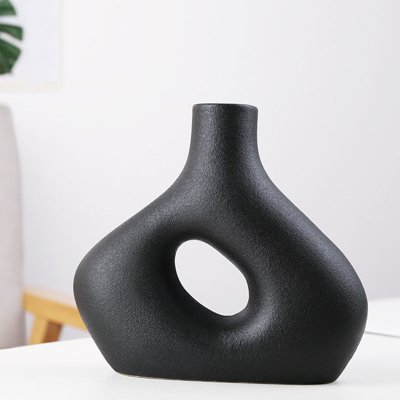 Vase en Céramique Créatif │ Élégance Européenne pour une Décoration Sophistiquée