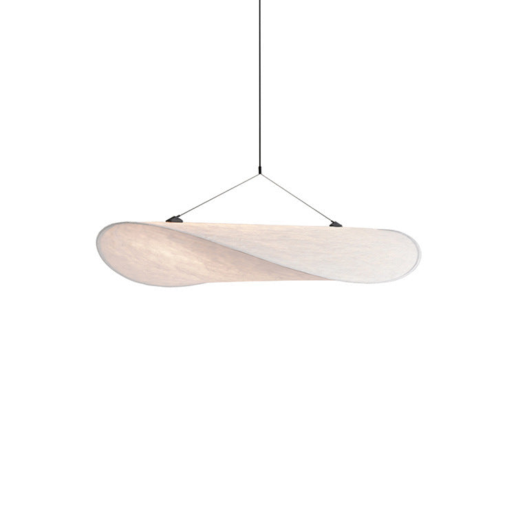 Lustre en Soie Minimaliste │ Éclairage Moderne pour Salon et Chambre