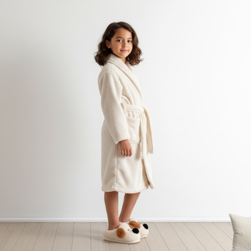 Pantoufle Nino Velours | le chien cosy des hivers sereins