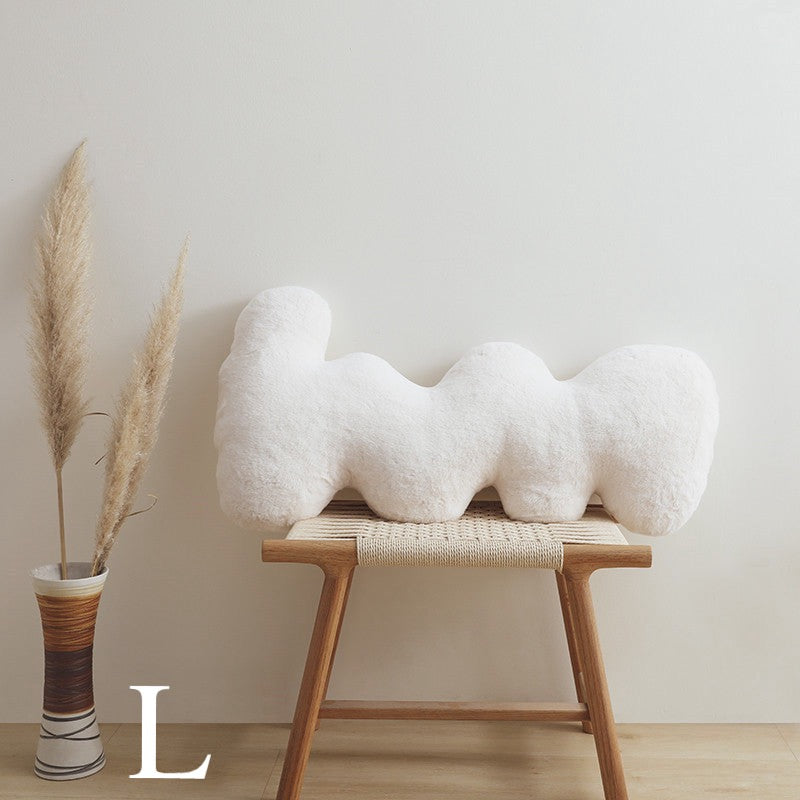 Coussin Sculpture en Peluche │ Style Nordique