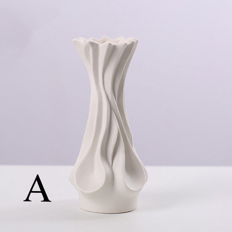 Élégance Européenne | Vases Ornements d'Arrangement Floral Séché