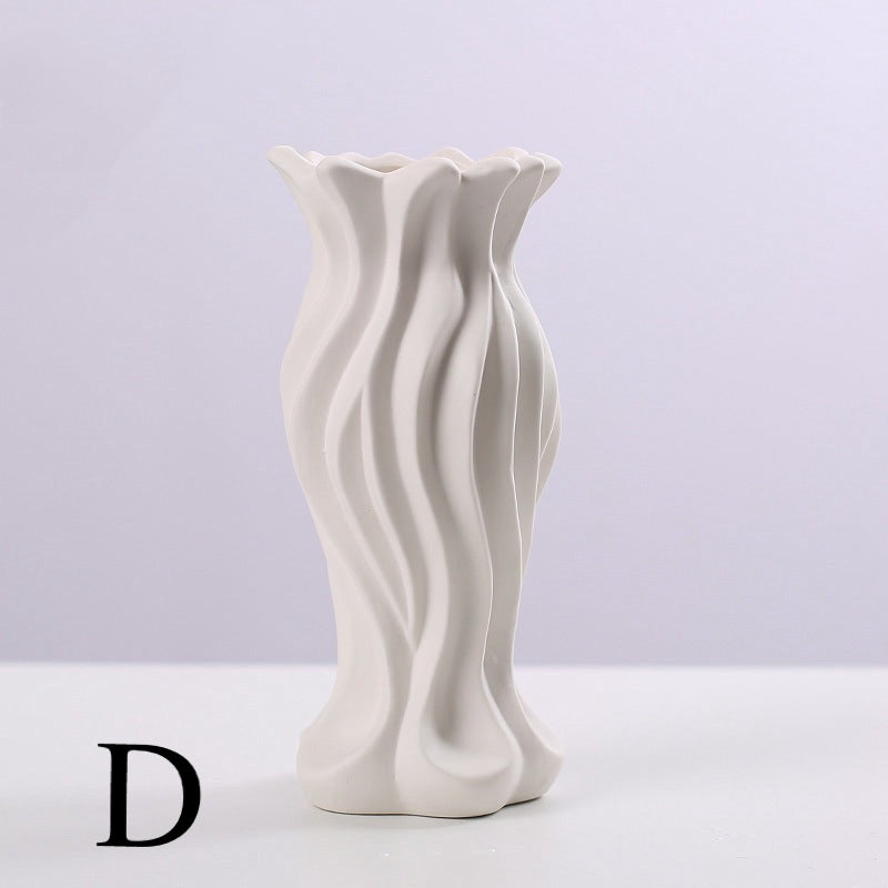 Élégance Européenne | Vases Ornements d'Arrangement Floral Séché