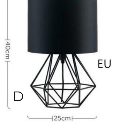 Lampe de Chevet Élégante pour Salon ou Bureau │ Style Européen