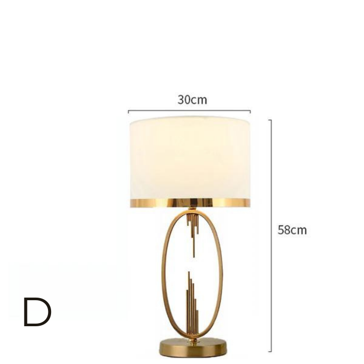 Lampe de Table Post-moderne Américaine │ Luxe et Simplicité pour Votre Intérieur