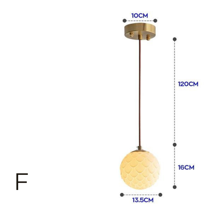 Lustre en Porcelaine et Laiton │ Élégance et Luminosité pour Votre Intérieur