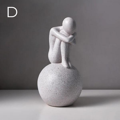 Sculpture Moderne Nordique │ Élégance Abstraite et Flexibilité Esthétique