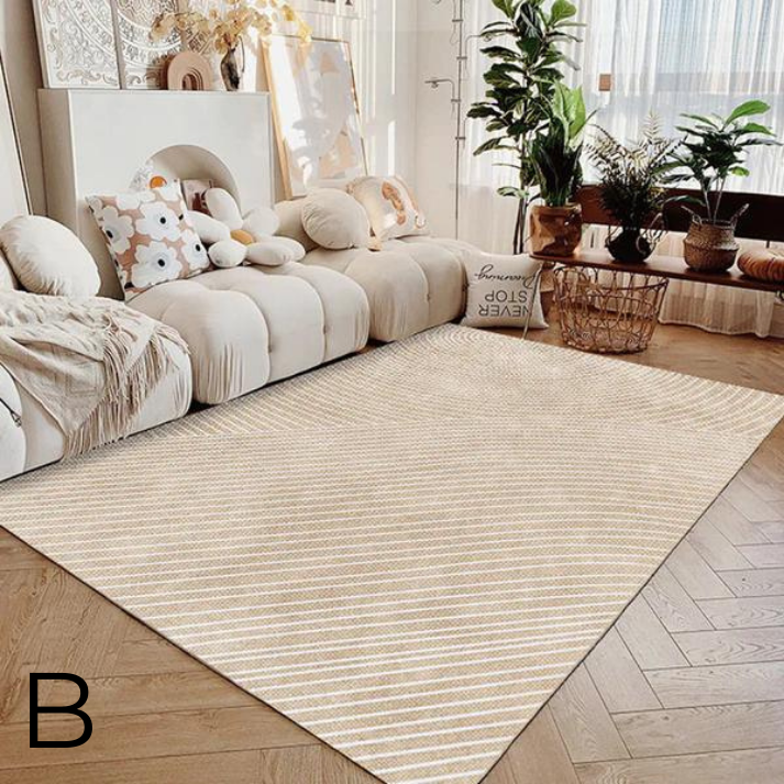 Tapis Rayé Rectangulaire │ Confort et Durabilité pour Votre Espace