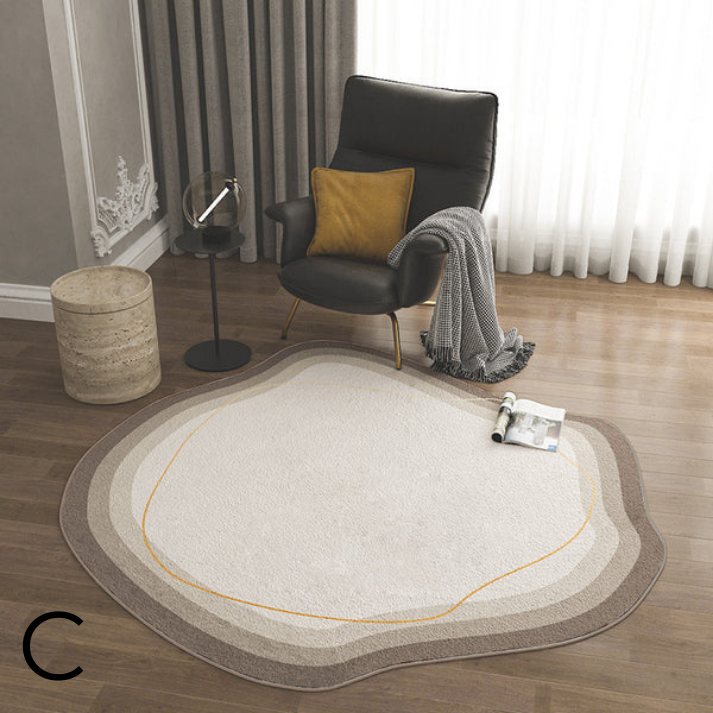 Tapis Géométrique Minimaliste Moderne │ Luxe et Confort pour Votre Intérieur