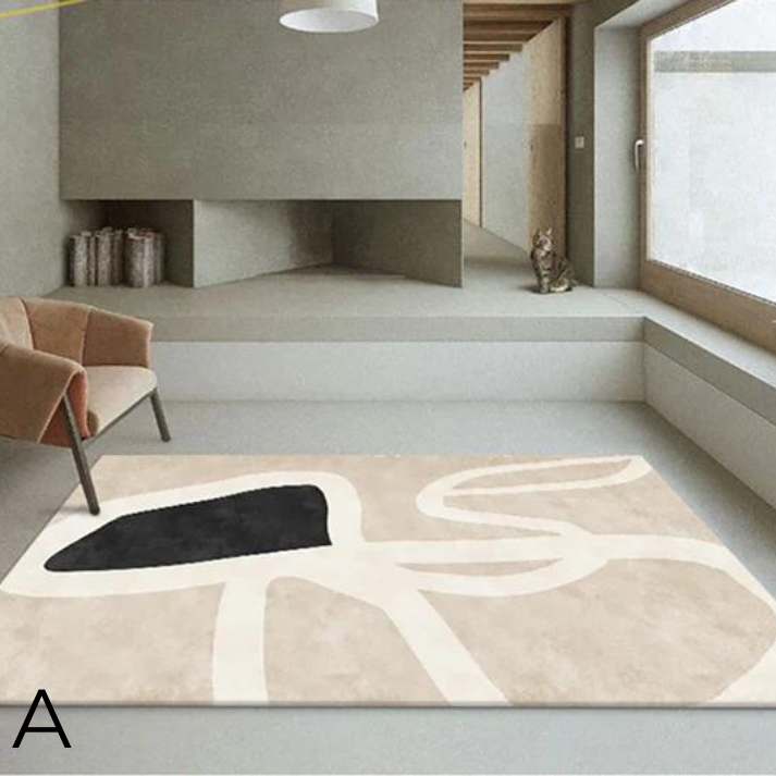 Tapis Moderne pour Salon │ Style Minimaliste pour la Maison