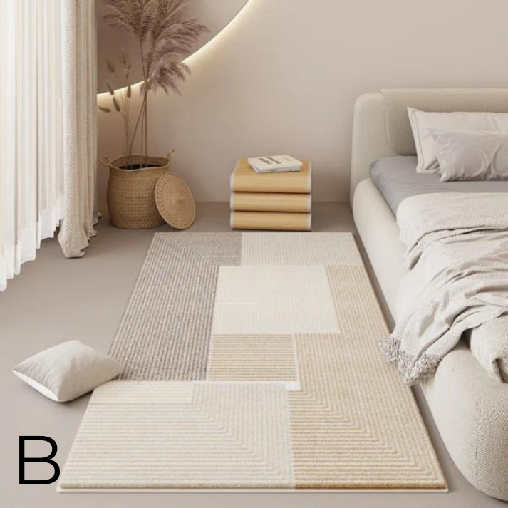 Tapis de Chambre à Coucher Élégant │ Modernité et Confort pour Votre Espace de Repos