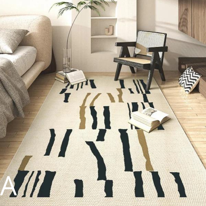 Tapis Ménage Tapis de Sol │ Motif Géométrique pour un Décor Contemporain