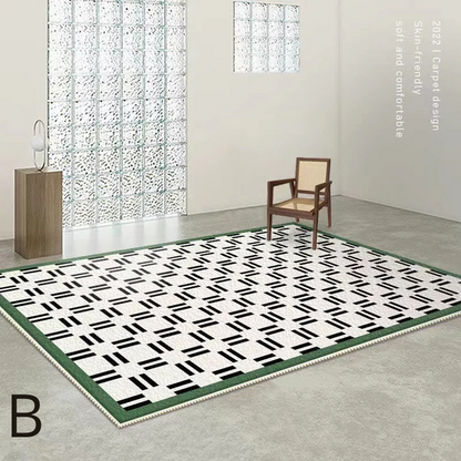 Tapis en Forme Irrégulière │ Élégance Contemporaine pour Votre Espace de Vie