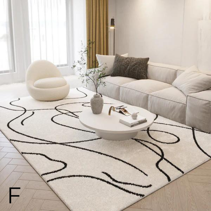 Tapis de Salon Luxueux et Polyvalent │ Confort Moelleux et Élégance Sublime