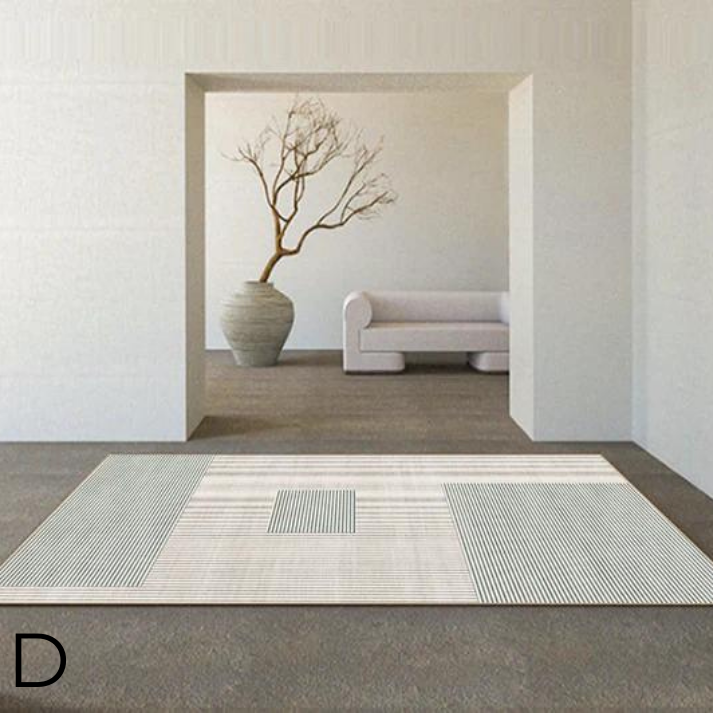 Tapis Moderne pour Salon │ Style Minimaliste pour la Maison