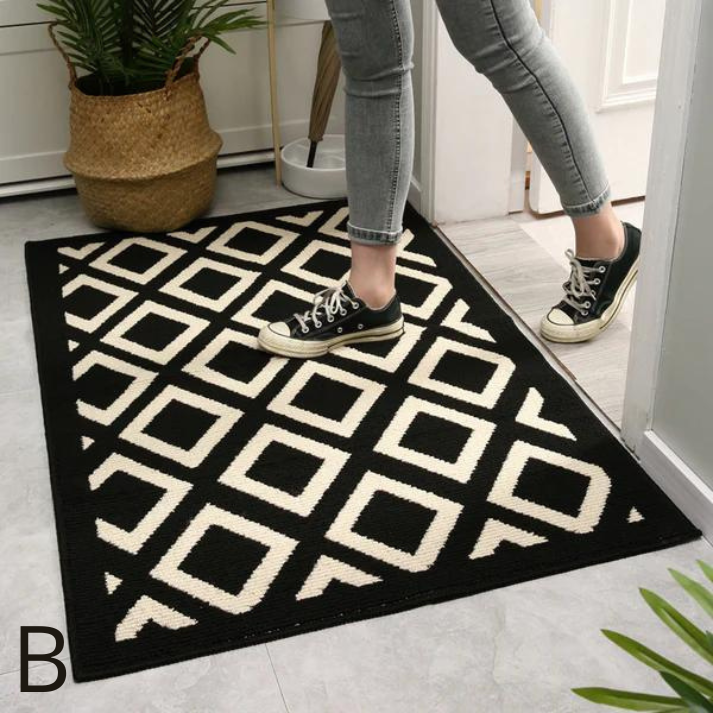 Tapis Minimaliste Élégant │ Tapis Neutre en Simplicité Moderne