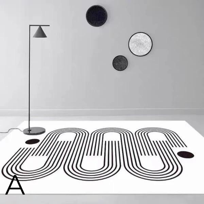 Tapis | Moderne en Polyester avec un Design Artistique