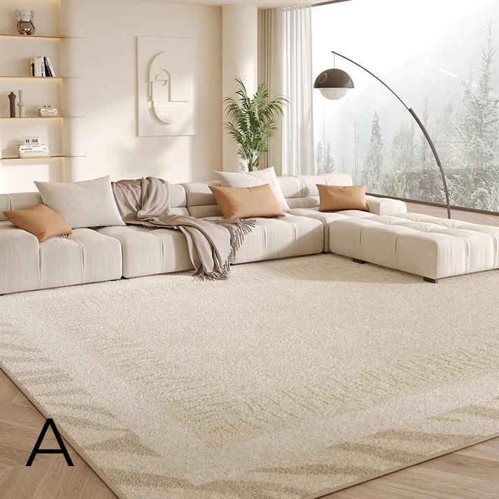 Tapis Rectangulaire à Rayures et Style Moderne │ Élégance Intemporelle pour Votre Salon