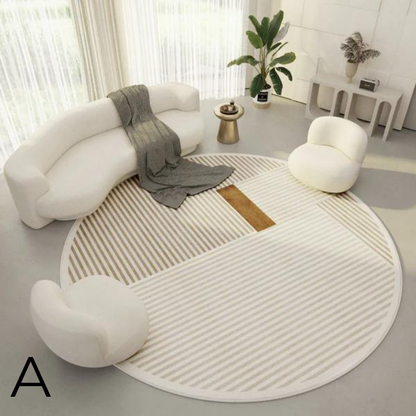 Tapis Rond │ Modernité et Polyvalence pour Votre Décoration