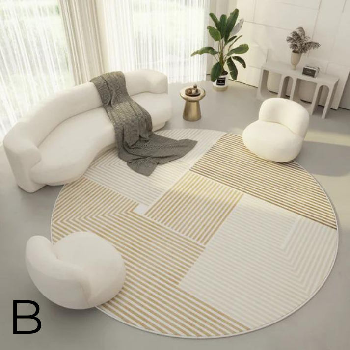 Tapis Rond │ Modernité et Polyvalence pour Votre Décoration