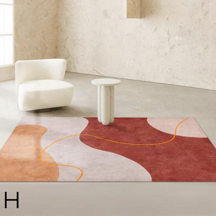 Tapis Moderne pour Salon │ Style Minimaliste pour la Maison