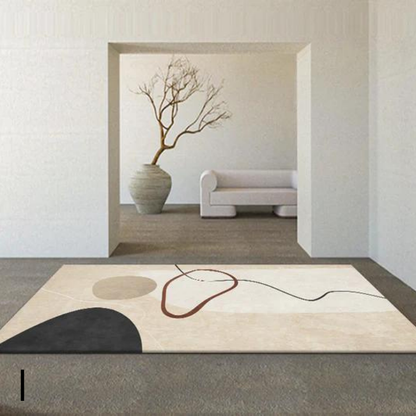 Tapis Moderne pour Salon │ Style Minimaliste pour la Maison