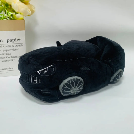 2025 New Fashion Car Shape Plush Slippers Soft Car Shoes Women Men Automobile House Plush Shoes Birthday Gifts