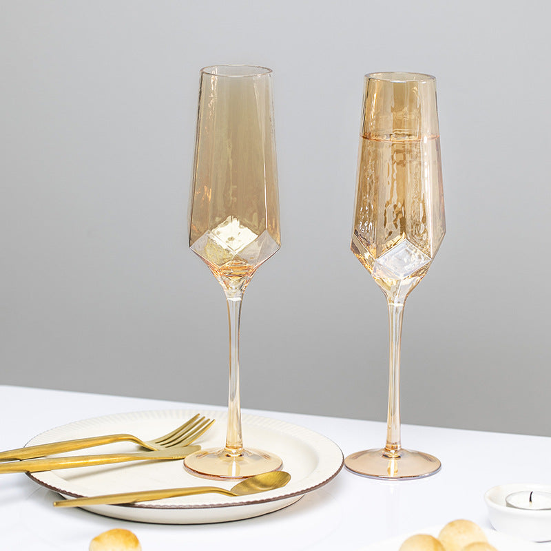 Verre à Vin et Champagne de Luxe │ Style Nordique