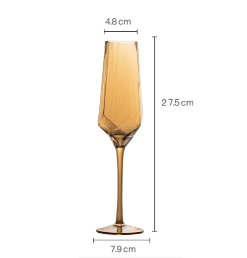 Verre à Vin et Champagne de Luxe │ Style Nordique