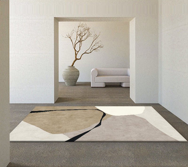 Tapis Moderne pour Salon │ Style Minimaliste pour la Maison