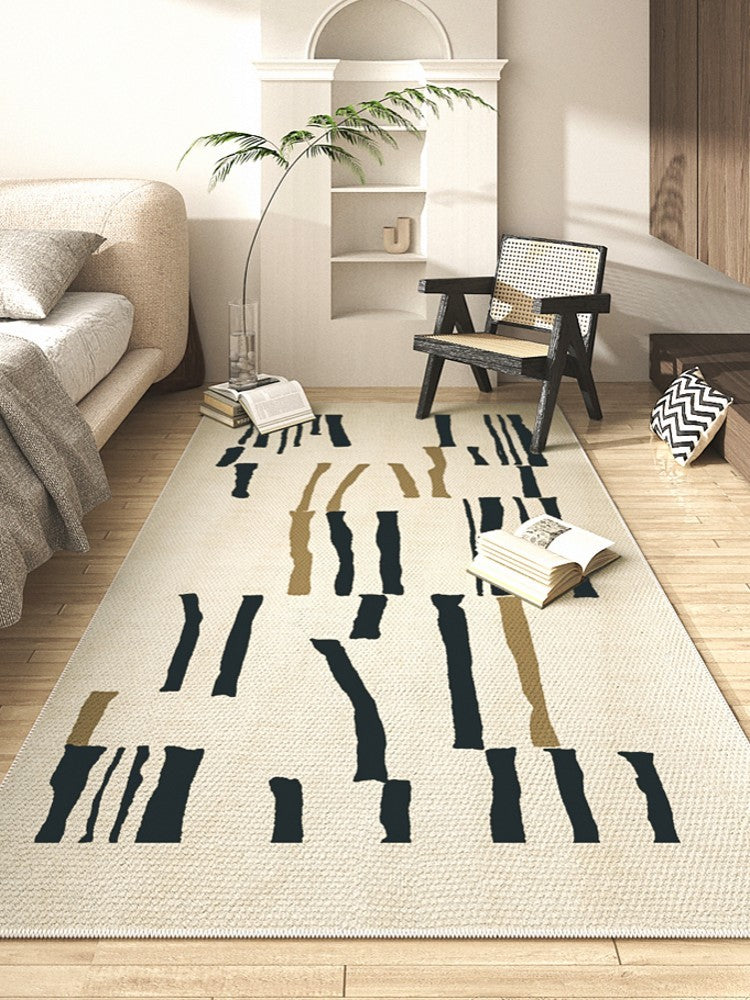 Tapis Ménage Tapis de Sol │ Motif Géométrique pour un Décor Contemporain