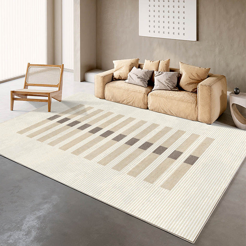 Tapis Nordique Minimaliste Épaissi │ Confort et Élégance pour Salons, Chambres et Bureaux