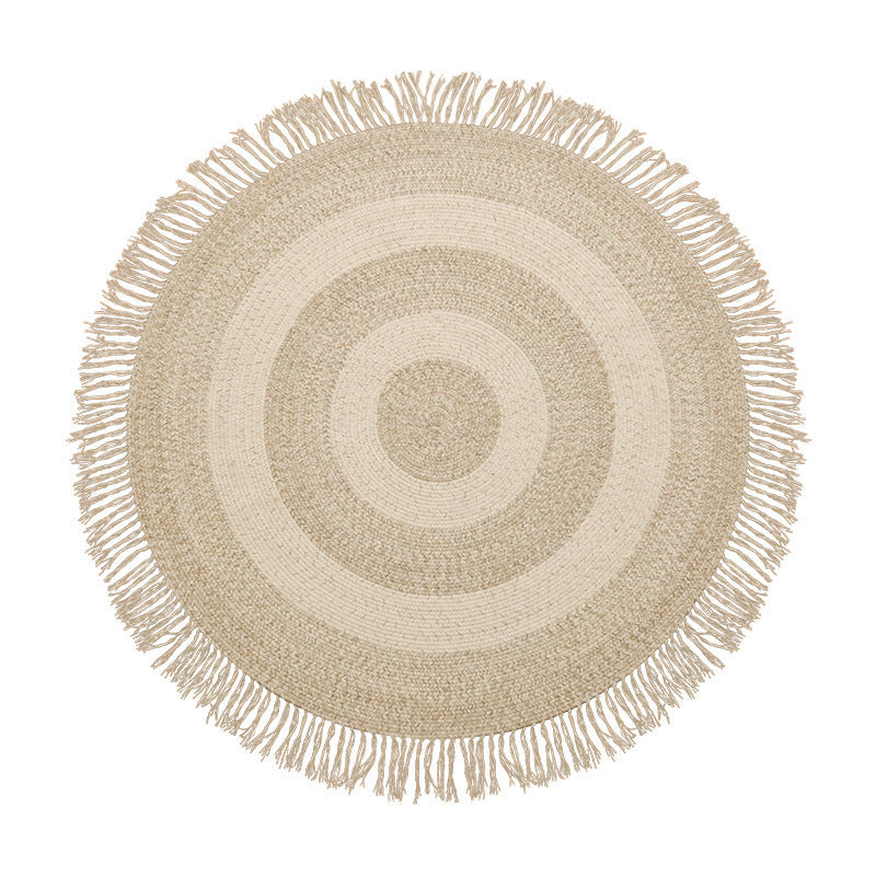 Tapis en Laine Naturelle avec Rayures │ Artisanat de Luxe et Fait Main