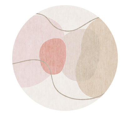 Tapis Rond en Velours Cristal │ Luxe et Modernité pour Votre Intérieur