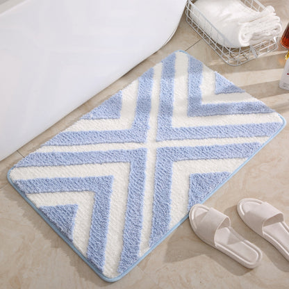 Tapis de Porte ou Salon Touffeté │ Style Géométrique et Confort