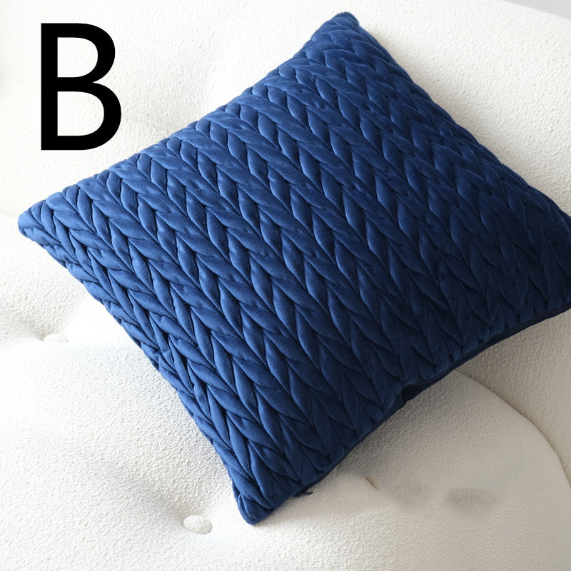 Coussin Oreiller Velours Moderne Minimaliste De Chevet | Confort et Élégance