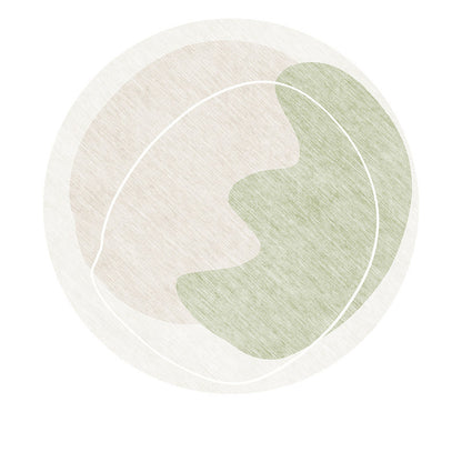 Tapis Rond en Velours Cristal │ Luxe et Modernité pour Votre Intérieur