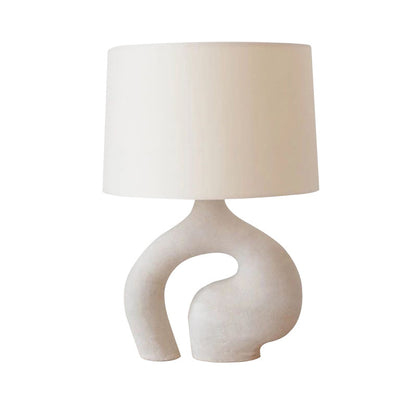 Lampe de Table Nordique en Tissu │ Style Minimaliste Moderne │ pour Salon ou Chambre