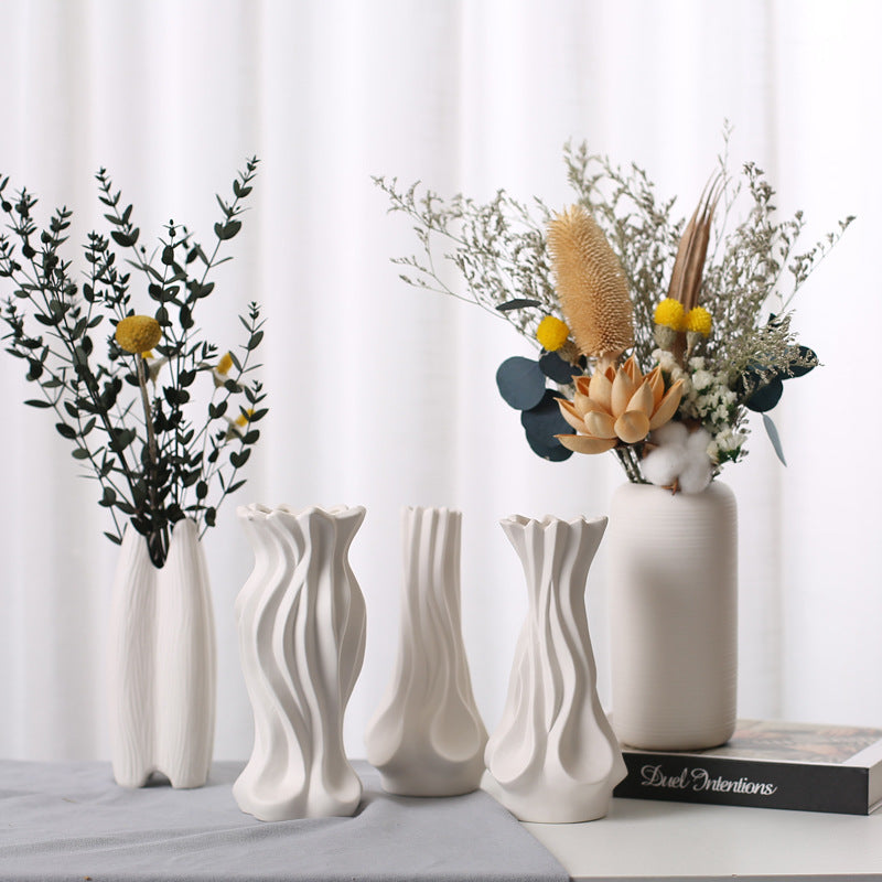 Élégance Européenne | Vases Ornements d'Arrangement Floral Séché